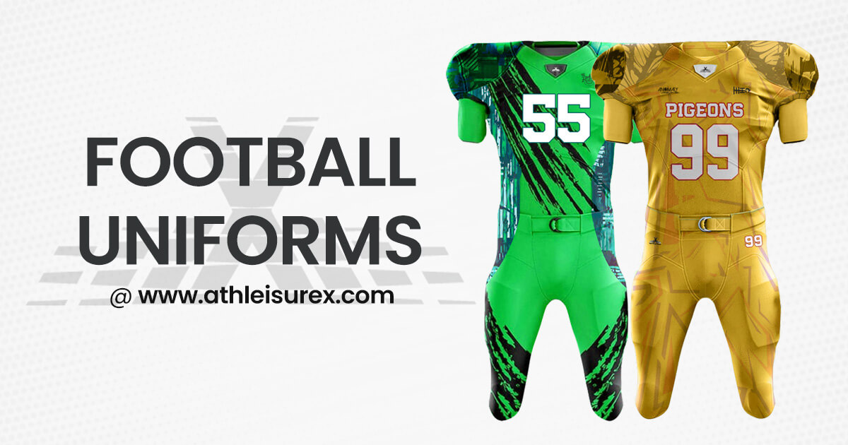 Shop top-quality Custom Football Uniforms at AthleisureX