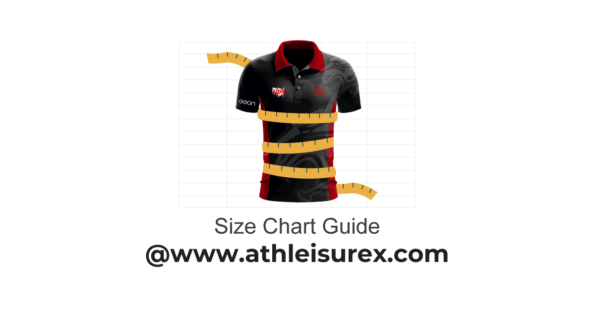 Athleisurex - Baseball Team Uniform Size Chart & Guide